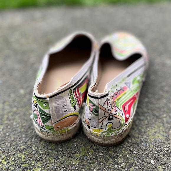 Kate Spade New York Putt Putt Espadrille slip-on Sz 8.5 - Picture 3 of 8